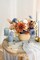 Ling's Moment Burnt Orange & Navy Artificial Flowers and Greenery Grand Combo Box Set, Terracotta Fake Flower for DIY Wedding Bridal Bouquet, Centerpieces Decor, Floral Arrangement Decor, etc.